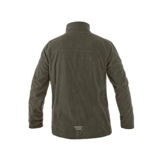 Mikina CXS GRANBY, pánska, fleece, khaki