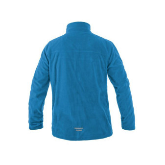 Mikina CXS GRANBY, pánska, fleece, azúrovo modrá