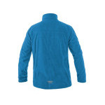 Mikina CXS GRANBY, pánska, fleece, azúrovo modrá, veľ. M