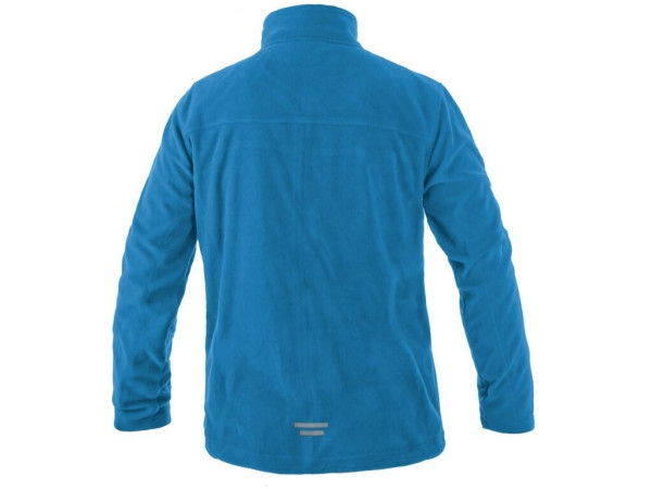 Mikina CXS GRANBY, pánska, fleece, azúrovo modrá, veľ. XL