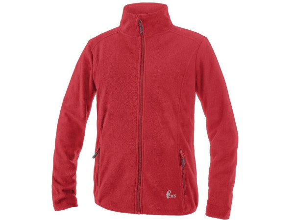 Mikina CXS GRANBY CHILD, detská, fleece, červená, veľ. 160
