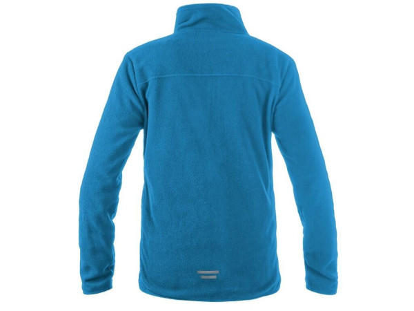 Mikina CXS GRANBY CHILD, detská, fleece, azúrovo modrá, veľ. 130