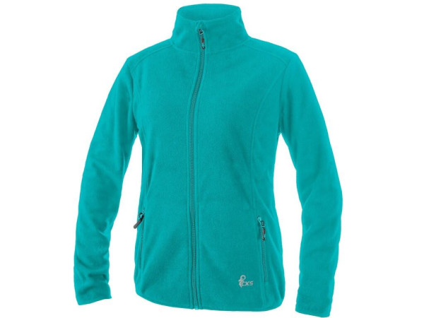 Mikina CXS GRANBY LADY, dámska, tyrkysovo zelená, veľ. 2XL