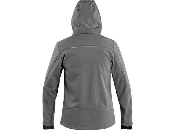 Bunda CXS STRETCH, dámska, softshell, šedá, veľ. L