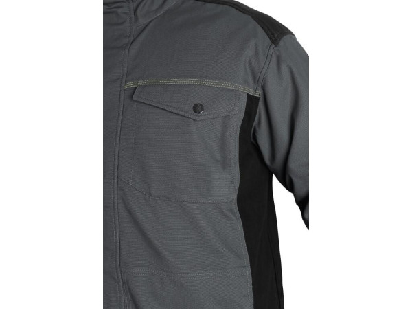 Blúza CXS STRETCH, 170-176cm, pánska, tmavo šedo-čierna, veľ. 60