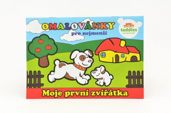 Omaľovánky Moje prvé zvieratká 8 listov 21x14,5cm MPZ