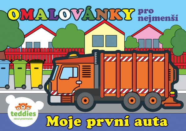 Omaľovánky Moje prvé autá 8 listov 21x14,5 cm MPA