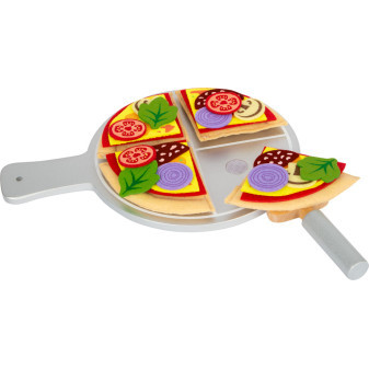 Small Foot Látková pizza so servírovacím tanierom
