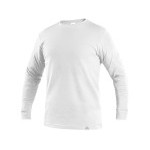 Tričko CXS PETR, dlhý rukáv, biele, veľ. 2XL
