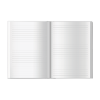 Notes linajkový - A5 - lamino - Kvety