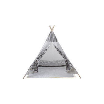 Aga4Kids Detské Teepee ZigZag Biely