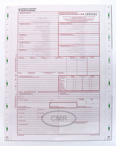 OP 1206 CMR pre výpočtovú techniku A4 samopropisovací 5 listov