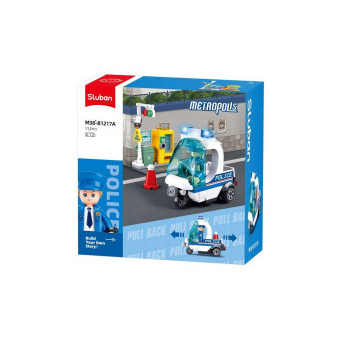 Sluban Metropolis M38-B1217A Policajná hliadka na trojkolke
