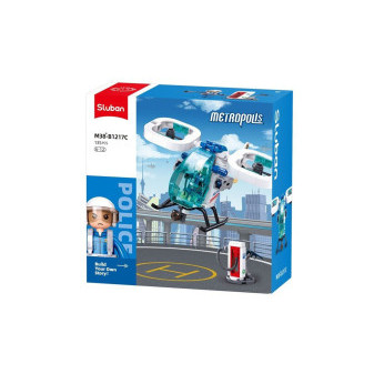 Sluban Metropolis M38-B1217C Vrtuľník Air Patrol: Vzdušná hliadka