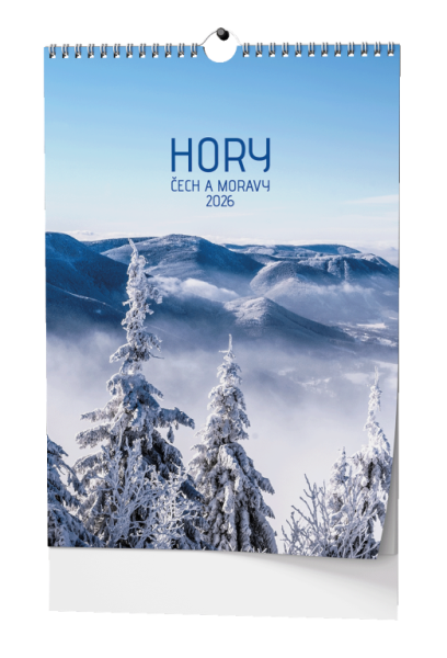 Nástenný kalendár - Hory Čiech a Moravy - A3