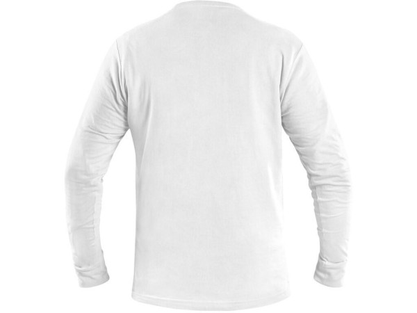 Tričko CXS PETR, dlhý rukáv, biele, veľ. 3XL