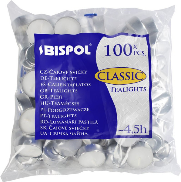 Čajová sviečka 100 ks classic p15-100