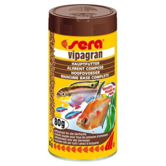 Sera základné krmivo pre okrasné ryby Vipagran 250ml Nature