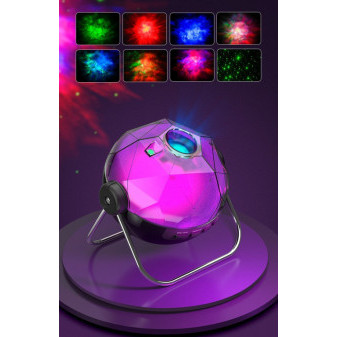 Aga Hviezdny projektor Galaxia s diaľkovým ovládaním