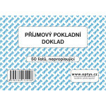 OP 1310 Príjmový pokladničný doklad jednoduchý A6 50 listov