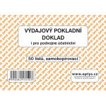 OP 1315 Výdajový pokladničný doklad pre podvoj.účtovníctvo samopropisovací A6 50 listov