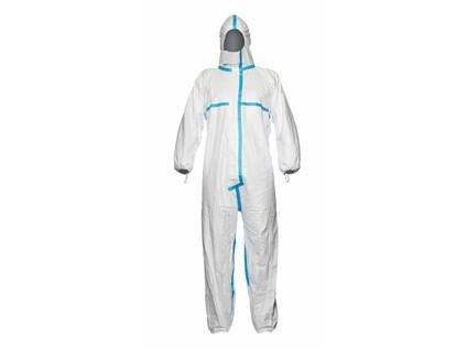 Jednorazový oblek Tyvek 600 Plus, bielo-modrý, veľ. M