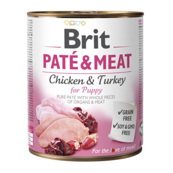 konzerva Brit Pate & Meat Puppy 800 g