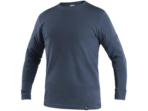 Tričko CXS PETR, dlhý rukáv, tmavo modré, veľ. 3XL