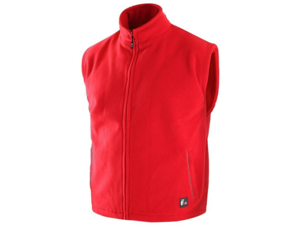 Vesta CXS UTAH, fleece, pánska, červená, veľ. 3XL