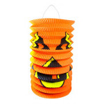Lampión Halloween tekvica 15 cm so svietiacou paličkou 40 cm