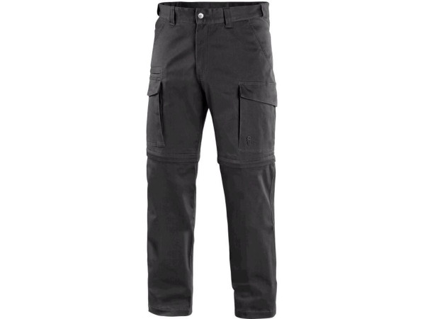 Nohavice CXS VENATOR, pánske s odopínacími nohavicami, čierne, veľ. 56