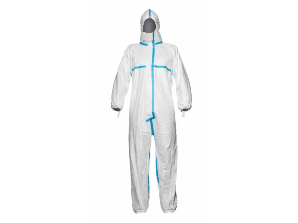 Jednorazový oblek Tyvek 600 Plus, bielo-modrý, veľ. 3XL