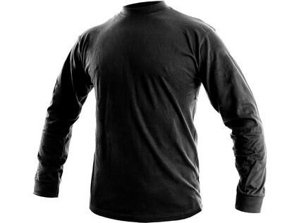 Tričko CXS PETR, dlhý rukáv, čierne