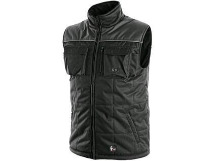 Vesta CXS SEATTLE, pánska, zimná, fleece, čierno-šedá