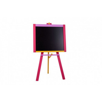 Tabuľa stojanová ružová sololit drevená 100x56cm v krabici 57x101x6,5cm