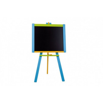Tabuľa stojanová modrá sololit drevená 100x56cm v krabici 57x101x6, 5cm