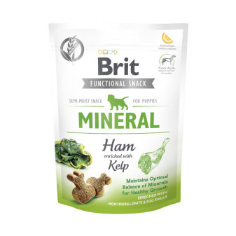 Brit Care Dog Snack Mineral Ham pre Puppies 150g