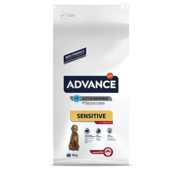 ADVANCE DOG jahňa a ryža 12kg