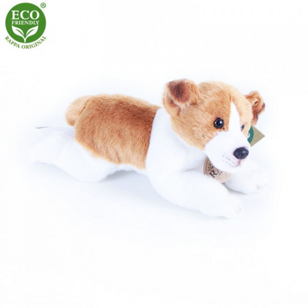 Plyšový pes ležiaci 18 cm ECO-FRIENDLY - nefunkčný zvuk