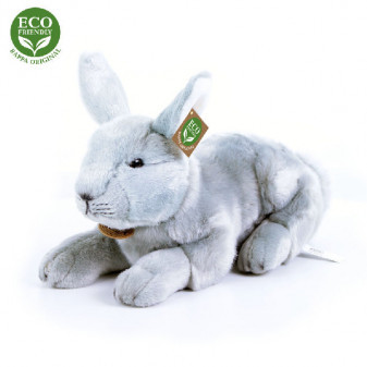 Plyšový králik ležiaci 33 cm ECO-FRIENDLY