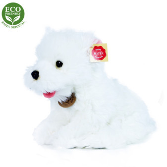 Plyšový pes westík sedící 23 cm ECO-FRIENDLY
