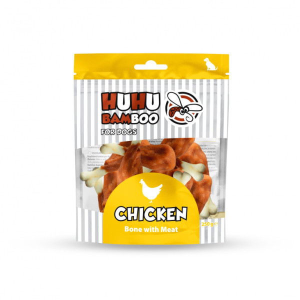 EXPIRÁCIA 9/2025 VO Huhubamboo kosť s kuracím 250g