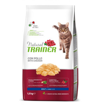 TRAINER Natural Cat Adult kuracie 1,5kg