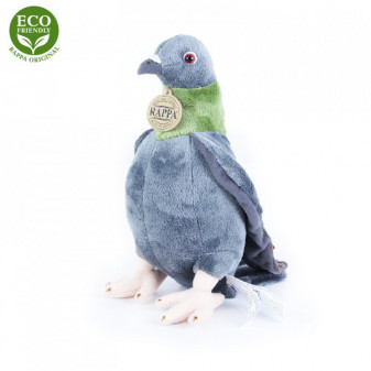 Plyšový vták holub 23 cm ECO-FRIENDLY