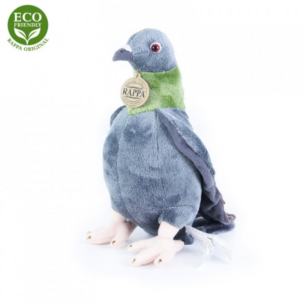 Plyšový vták holub 23 cm ECO-FRIENDLY