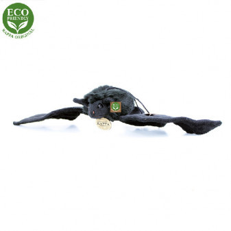 Plyšový netopier čierny 50 cm ECO-FRIENDLY
