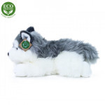 Plyšový pes husky ležiaci 30 cm ECO-FRIENDLY