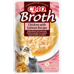 Kapsička Churu Cat Broth - kura, losos 40g