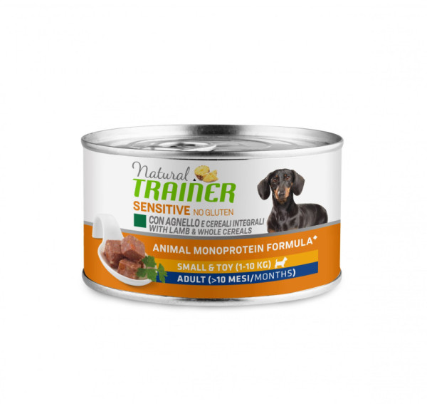 Konzerva Trainer Natural SEN NO GL AD. MINI jahňacie&ryže150g