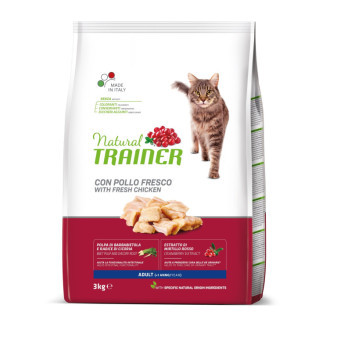 TRAINER Natural Cat Adult kuracie 3kg